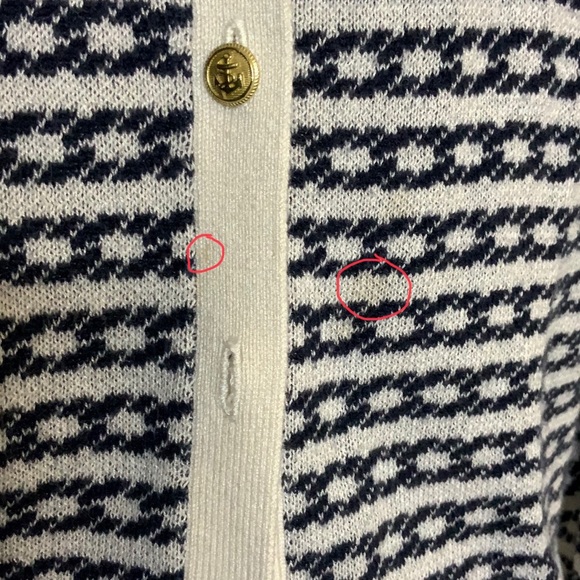 Banana Republic cardigan gold nautical buttons - Picture 5 of 8
